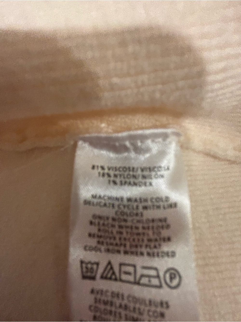LOFT Cream Button-Front Sleeveless Knit Shell - Picture 10 of 10